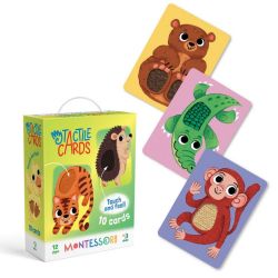 Tactile Montessori Flashcards "Baby animals"