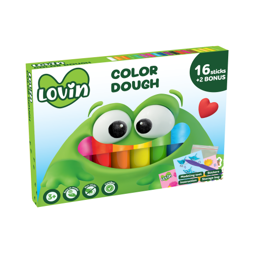 Creative set Play dough set - 16+2 Colors