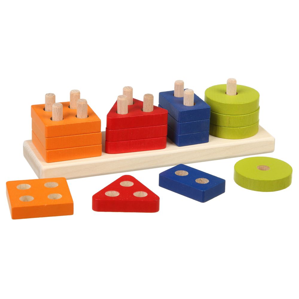 Wooden shape sorters Rectangular LSG2 age 1,5 years + For